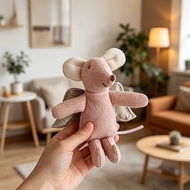 Mouse Hand Puppet Plush Toy Kids Pretend Play Parent Child Interactive Cloth Doll 10cm