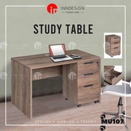 Meggie Study Table / Study Desk with Mobile Pedestal Cabinet (Length 100cm) (Free Delivery)