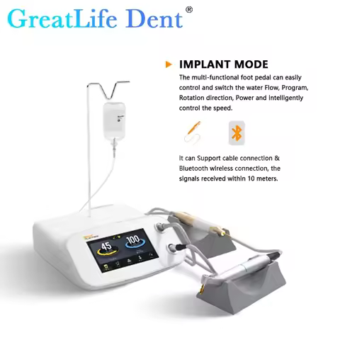 GreatLife Dent Dental Piezo Surgery & Implant Motor 2 in1 SURGIC TOUCH Surgical Drilling Piezosurger