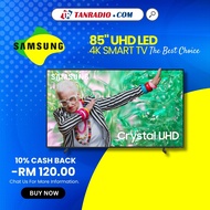 [ VOUCHER RM500 ] SAMSUNG 50/55/65/75/85inch NEW UHD LED 4K SMART TV-  2024