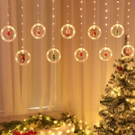 3M LED String Light Pine Needle Ring House Fairy Lamp Doll Ball Light Novelty Lamps New Year Decoration Christmas Gift for Kids