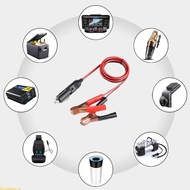 Doublebuy Alligator Clamp to Male  Lighter Extension Cable Car  to Car Power Adapter Plug Socket Cor