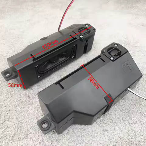 1 Pair 6ohm 12W ONKYO G-2095 Two Way Dual Frequency TV Passive Speaker Desk Surround Speaker