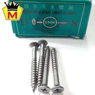 [BOX] Wood Screw / Wood Screw CHW + 1/2"x4 ; 5/s8"x5 ; 3/s4"x6 ; 1"x6 ; 1 1/4"x7 ; 1 1 1/2"x8