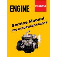 ISUZU ENGINE 4BG1/4BG1T/6BG1/6BG1T SERVICE WORKSHOP MANUAL
