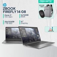 HP ZBook Firefly 14 G8 | Core i7-1145G7 | 16GB 512GB SSD | Intel Iris Xe | 14″ Business Workstation 