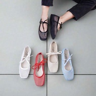 Fuotten Women's Mesh Shoes Plain Laces Flatshoes Casual Formal l Belle