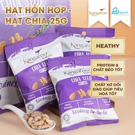 Kangaroo Nuts Mixed Nuts 25g – Mixed Nuts Chia Seed Healthy Snack Eat Clean Instant
