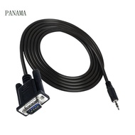 N Flexible DB9 9Pin Male to 3 5Mm Male Plugs Serials Cable 9Pin RS232 DB9 to Auxiliary 3 5Mm Serials