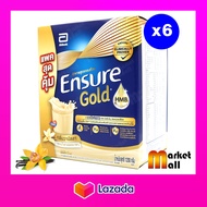 (6 กล่อง)เอนชัวร์ โกลด์ วานิลลา 1200gx6 Ensure Gold Vanilla แบบถุงเติม อาหารสูตรครบถ้วน นมผง นมผู้สู