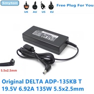 Original AC Adapter Charger For DELTA ADP-135KB T 19.5V 6.92A 135W MSI Laptop Power Supply