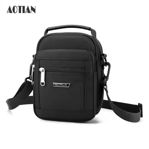AOTIAN brand Men's Shoulder Bag Man mini Crossbody Bag Small Messenger Bag Nylon Male High Quality H
