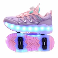 Heely Shoes LED 2in1 Roller Skates Sneakers (Valco Pattern)