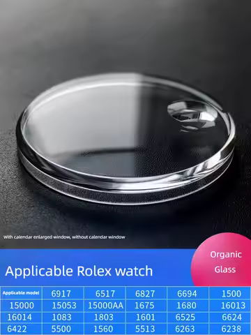 Acrylic organic Glass Replace For Rolex R-1500 15000 1560 1083 6238 6422 R-1601 16014 6525 6827 1675