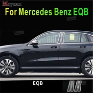 For Mercedes Benz EQB TPU Transparent Protective Film Exterior Windows BC Center Pillar Car Stickers