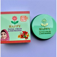 Ready Stock Happy Facial Cream & Foundation SPF30+