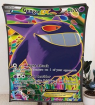 READ 1999 Pokemon GENGAR EX XY WARM BLANKET Large 50x60