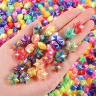 折叠星星的吸管夜光星星管塑料管星星纸五角星管夜光幸运星的折管Folding star straw, luminous star tube, plastic tubeliuqianl10.my20240