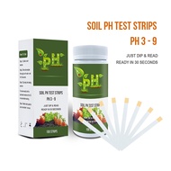 Merydi 100PCS Soil ph Agriculture Professional 3-9PH Test Strips Paper Kit Testing Garden Farm Soil 