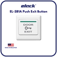 ELOCK EL-SB1A Push Exit Button | 4A@125V DC max  | NO/COM | Access Control System | EM Lock | IP40 D