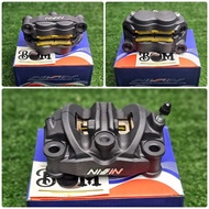 BREMBO 4 PISTON GP 4 CNC CALIPER BRACKET NINJA CALIPER GP 4-100 GRAY TWIN AFRIKA