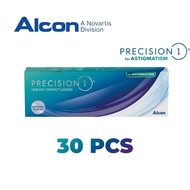 Alcon Precision 1 Toric Daily Disposable (30 pcs) Silicone Hydrogel Astigmatism One Day Clear Contac