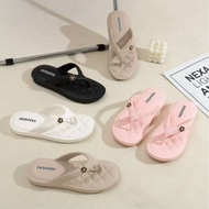 New Fashion 2025 Flip-Flops Korean Style Beautiful Details Cute Comfortable To Wear H08+5