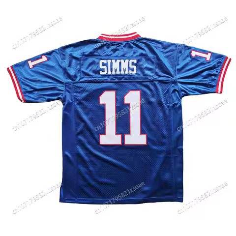 Phil Simms Jersey New York Retro Football Jerseys 89 Mark Bavaro Jersey 53 Harry Carson Jersey All S