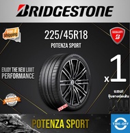 Bridgestone 225/45R18 POTENZA SPORT ยางใหม่ ผลิตปี2024 ราคาต่อ1เส้น มีรับประกันจากโรงงาน แถมจุ๊บลมยา