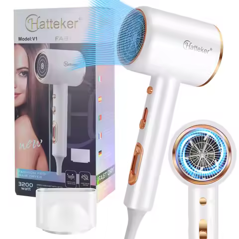 Hatteker 3200W Portable Hair Dryer 3 Temperature Settings Home Use Hotel Salon Professional Electric