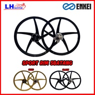 SPORT RIM RAPIDO 5 BATANG CUSTOM 140/140/17 Y15ZR Y16ZR BLACK GOLD