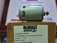 DEWALT service part DC Motor อะไหล่มอเตอร์ สว่านไร้สาย รุ่น DCD716 part no.N522390 (motor with pinion)  มอเตอร์พร้อมเฟืองขับ ใช้ประกอบงานซ่อมอะไหล่แท้ จากตัวแทนจำหน่ายอย่างเป็นทางการ