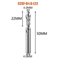 DREANIQUE Up Down Compression Milling Cutter Carbide CNC Router Bit 6mm 8mm Two Flutes Wood Engraving End Mill พร้อมชิปเบรกเกอร์