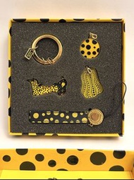 【 全新❗️】草間彌生YAYOI KUSAMA x HK DOTS OBSESSION SOUL OF PUMPKIN 〈 萬點迷・南瓜的靈魂 〉大型特展官方限定紀念鑰匙圈 ( 吊飾禮盒套裝/ Key