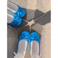 Devbar Blue bow doll shoes / ballet shoes