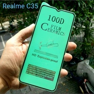 Tempered Glass Ceramics Film ANTI FINGERPRINT Realme C35