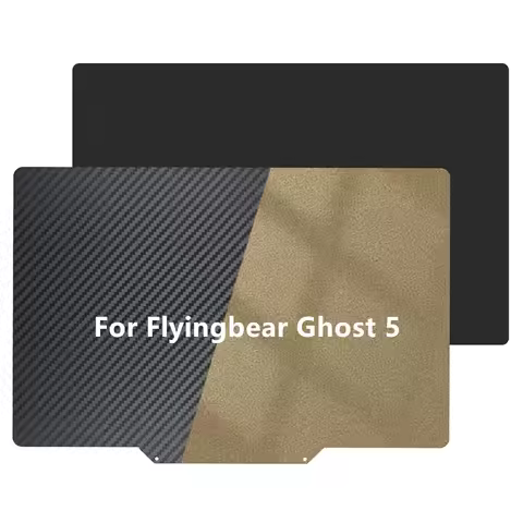 For Flyingbear Ghost 5 Hotbed Double Sided PEI PET PEO Build Plate 214x275mm Upgrade Carbon Fiber PE