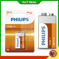 Hotdeal Philips LongLife/ExtraZinc Chloride Battery 1 X 9V Remote Control Battery
