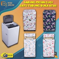 Sarung Mesin Cuci 1 Tabung Untuk 7kg 8kg 9kg LG Sharp Samsung Politron Tosiba Aqua Bukaan Atas / Co