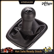 Athena_5 Speed Faux Leather Shifter Gear Shift Knob Gaiter Boot for Mk4 Golf Jetta