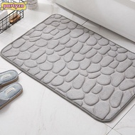 PARTYZO Bath Mat Household Carpets Bathtub Non-slip Cobblestone Embossed