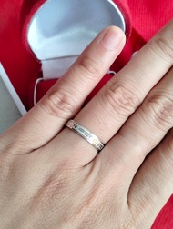 Cincin Emas Putih Polos Cincin Wanita Emas Putih Asli Cincin Terbaru