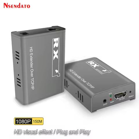 250m HDMI Extender over TCP IP 1080P HDMI IR Extender over Cat5e/6 HD video Transmitter Receiver LAN