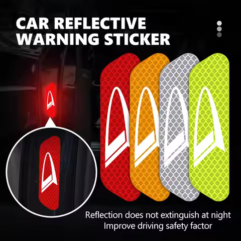For Daihatsu Car Door Reflective Strip Diamond Protective Sticker Decorative Accessories Move Terios
