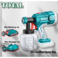 🔥Ready Stock 🔥 20v Total Cordless Spray Gun / Mesin Tembak Cat Cordless 20v