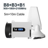 Universal 3G/4G/5G Signal Booster 900MHz 2100MHz 2600MHz ขยายสัญญาณ Cell Phone Repeater Amplifier An
