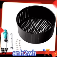 【A-NH】Air Fryer Replacement Basket 3.7QT for Power  Air Fryer and All Air Fryer Oven, Air Fryer Accessories
