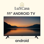 LuXCasa TV 55 inci Smart TV LED Android TV HDMI/Youtube/Netflix/Bluetooth