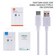 33W Type C Data Cable Support Turbo Fast Charging Vooc Original 33 Watt Type C Data Cable