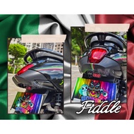 Fiddle DX 158/125 Tail Light Lower Shell Card Dream Film Protector Side Panel Trim Headlight Cover I